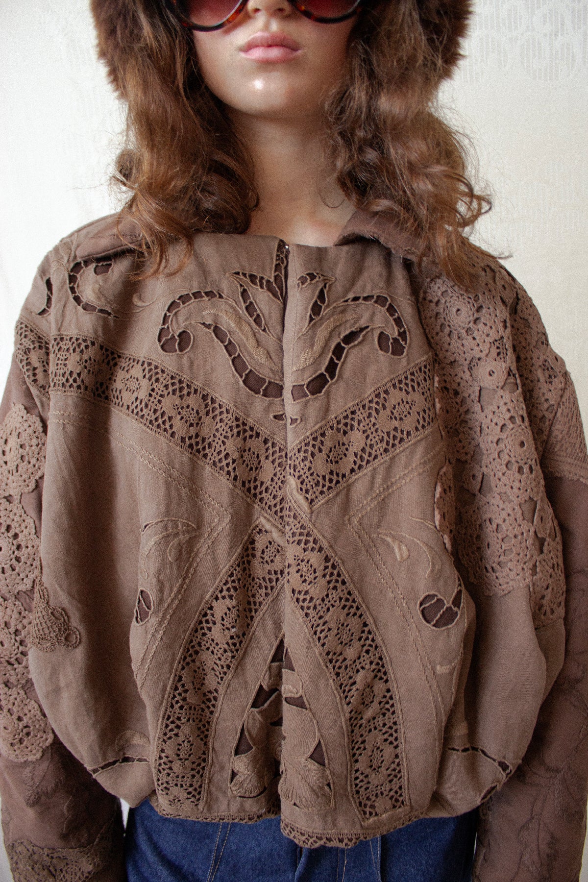 Patchwork Bomber Jacket