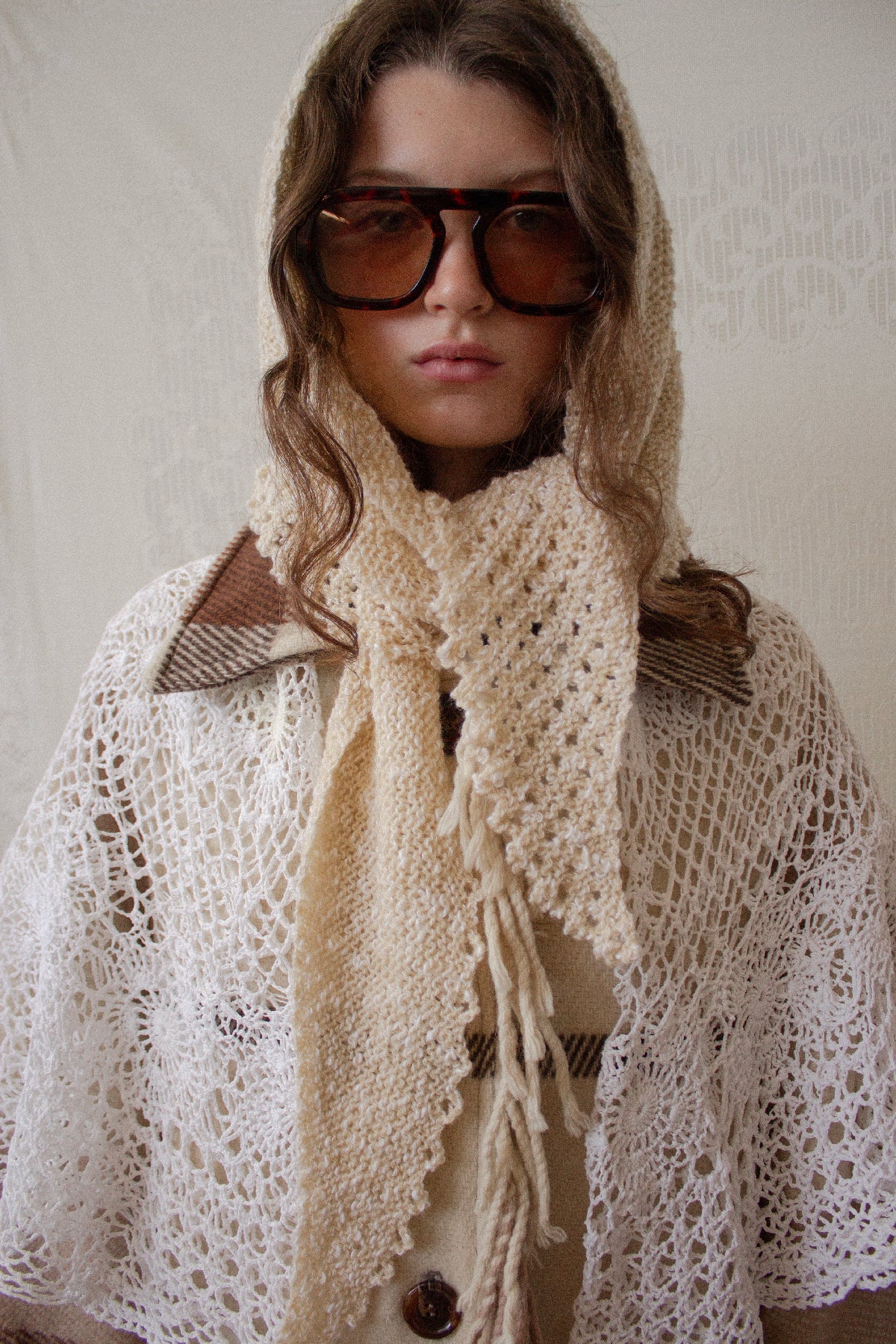 Plaid Blanket Coat