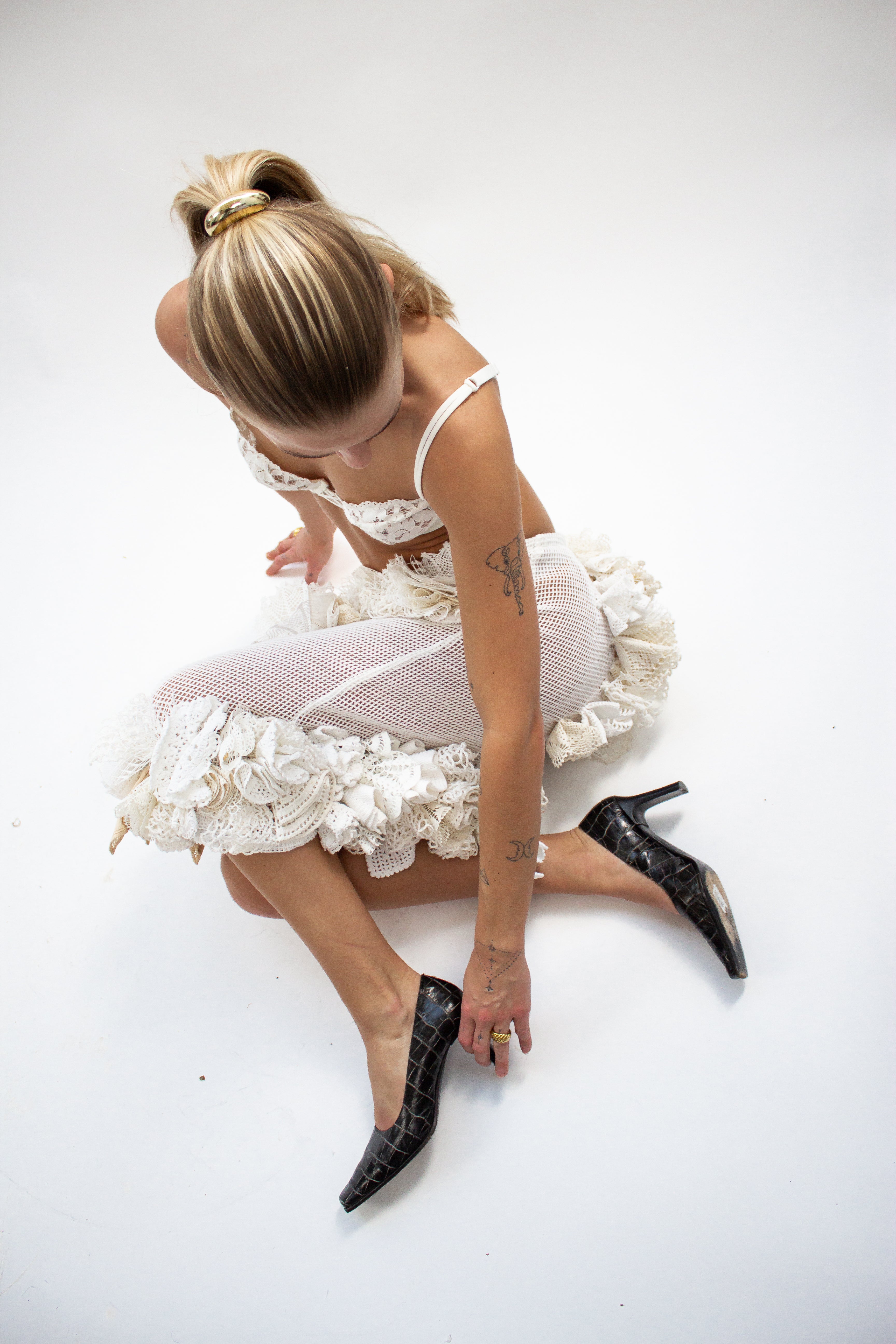 3D Applique Skirt