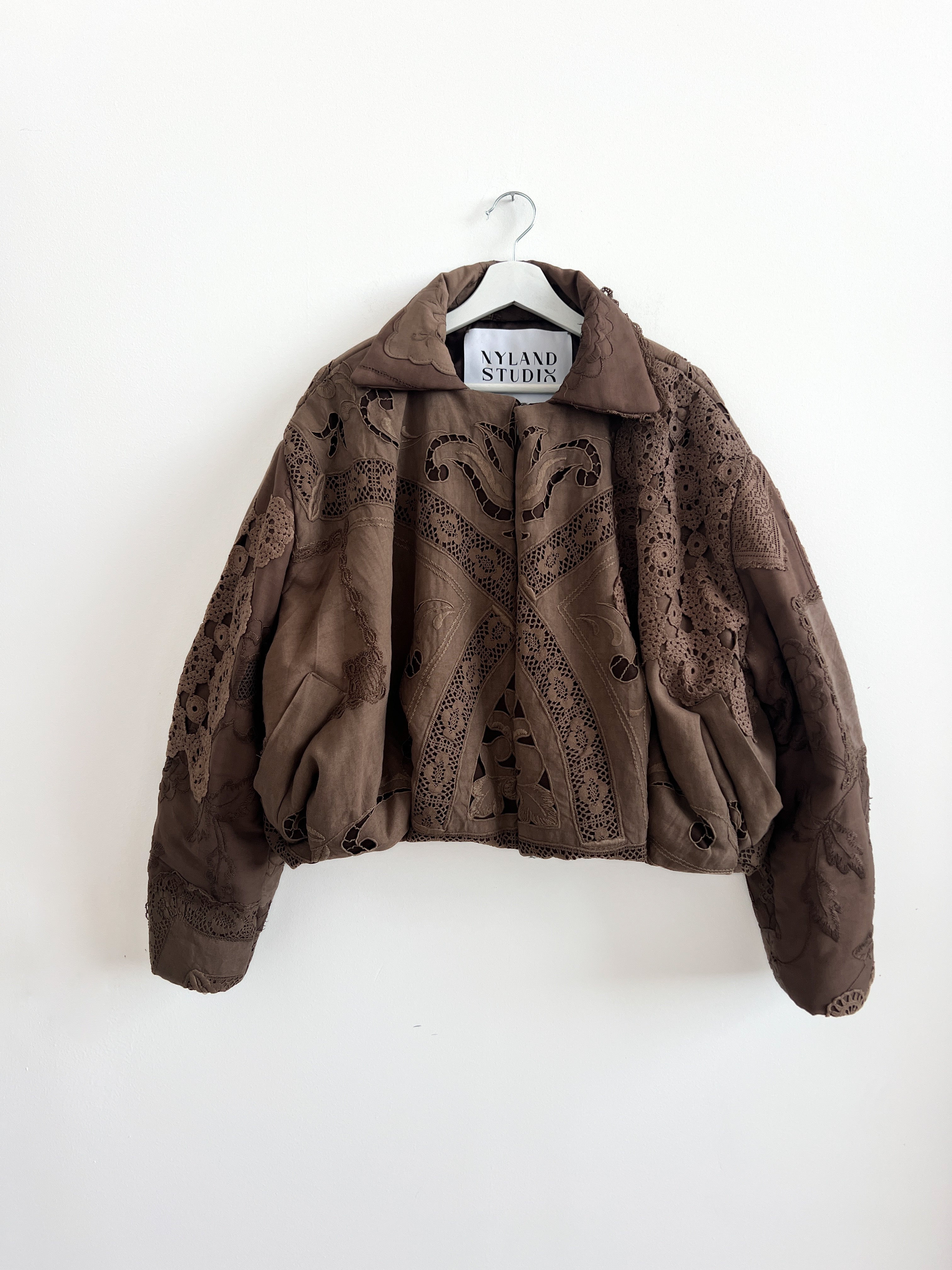 Patchwork Bomber Jacket