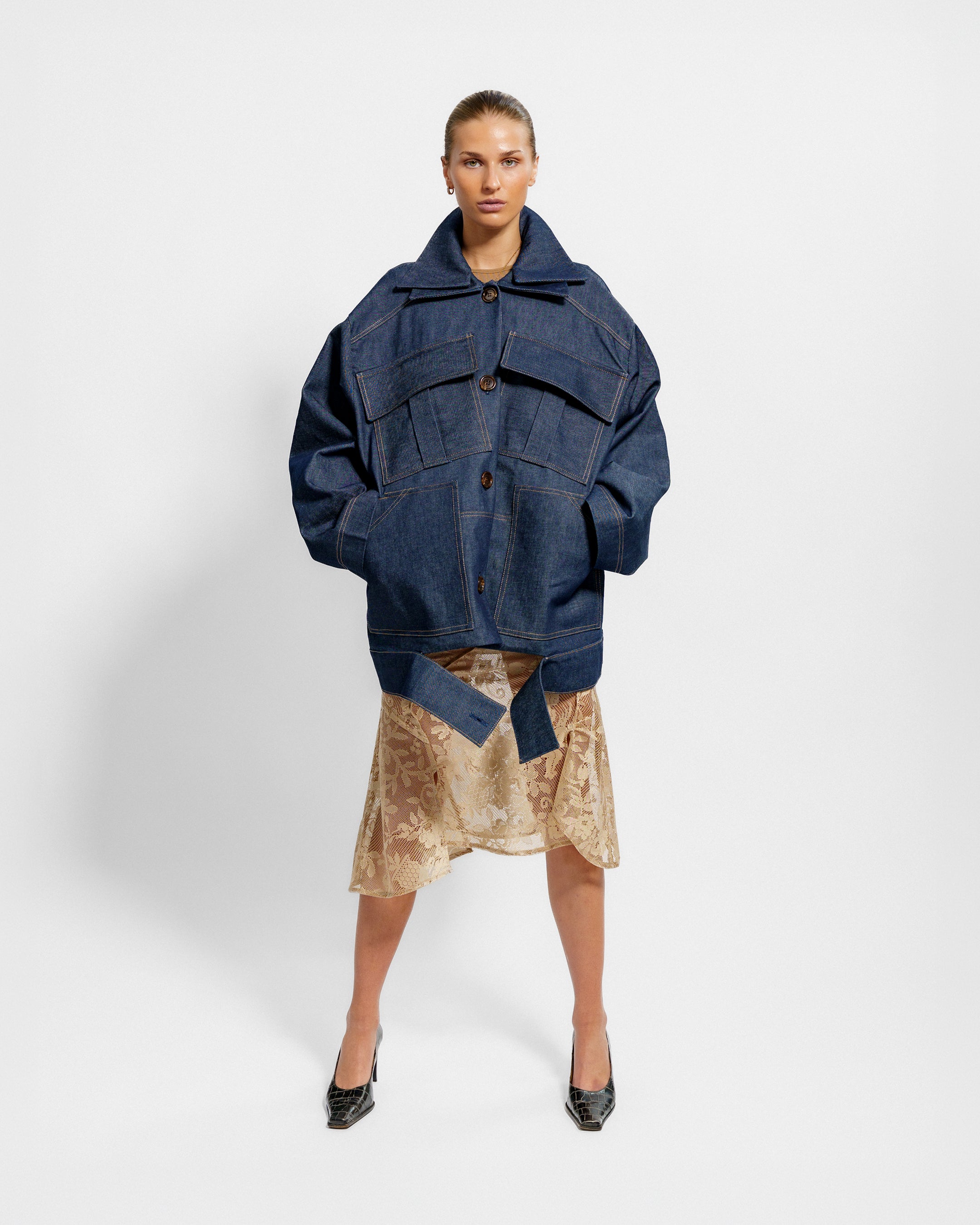 Deconstructed Denim Jacket