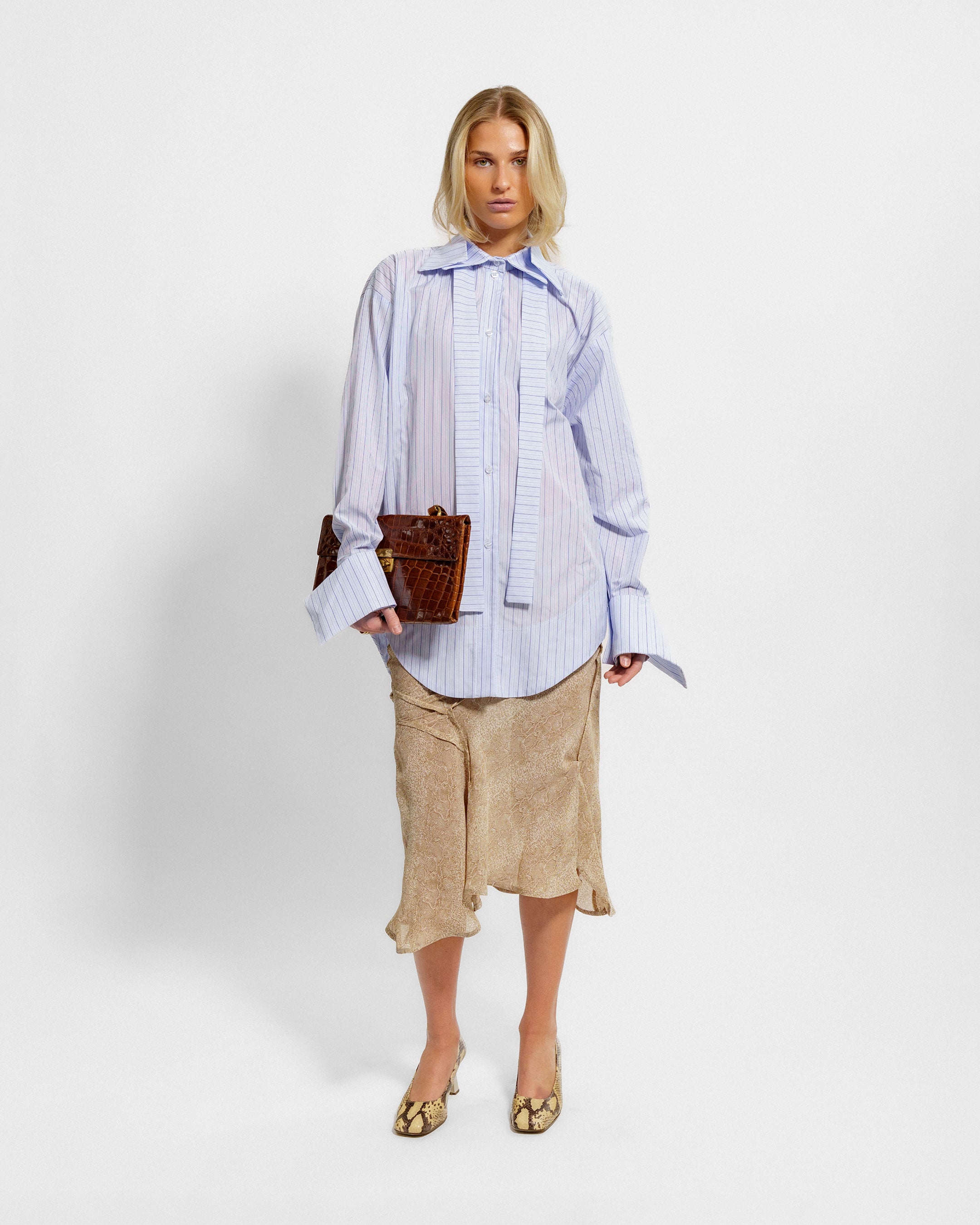 Deconstructed Stripe Shirt