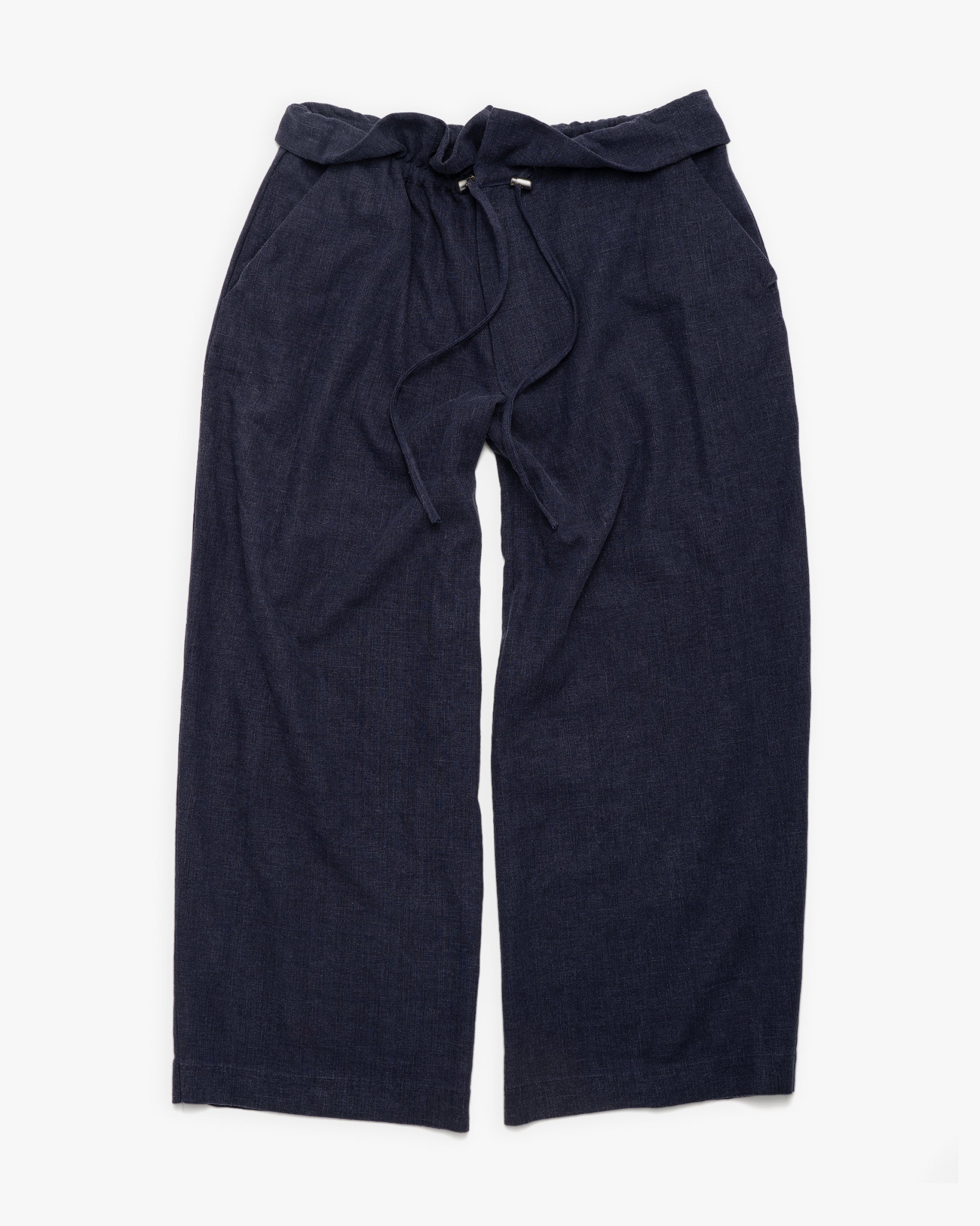Blue Paper Bag Trousers