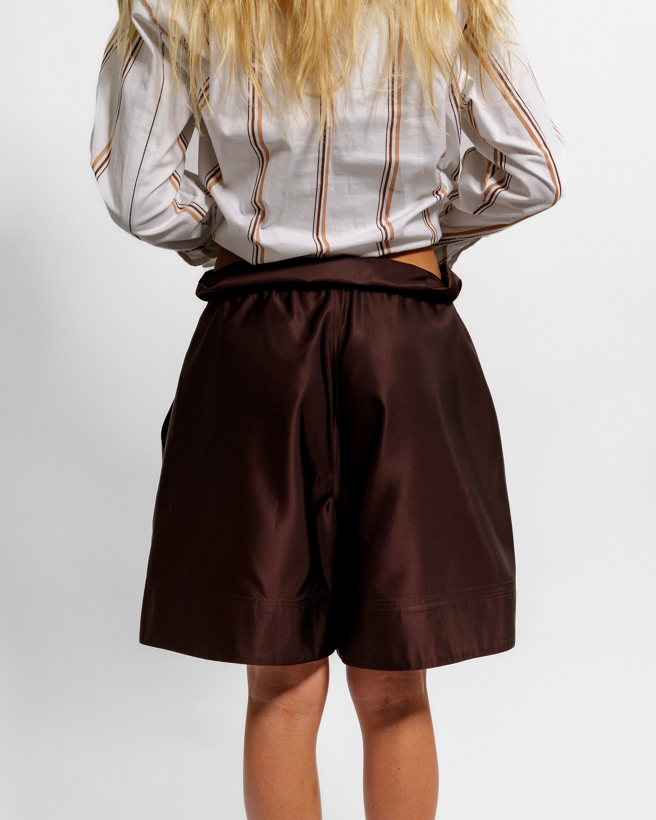 Silk Paperbag Shorts