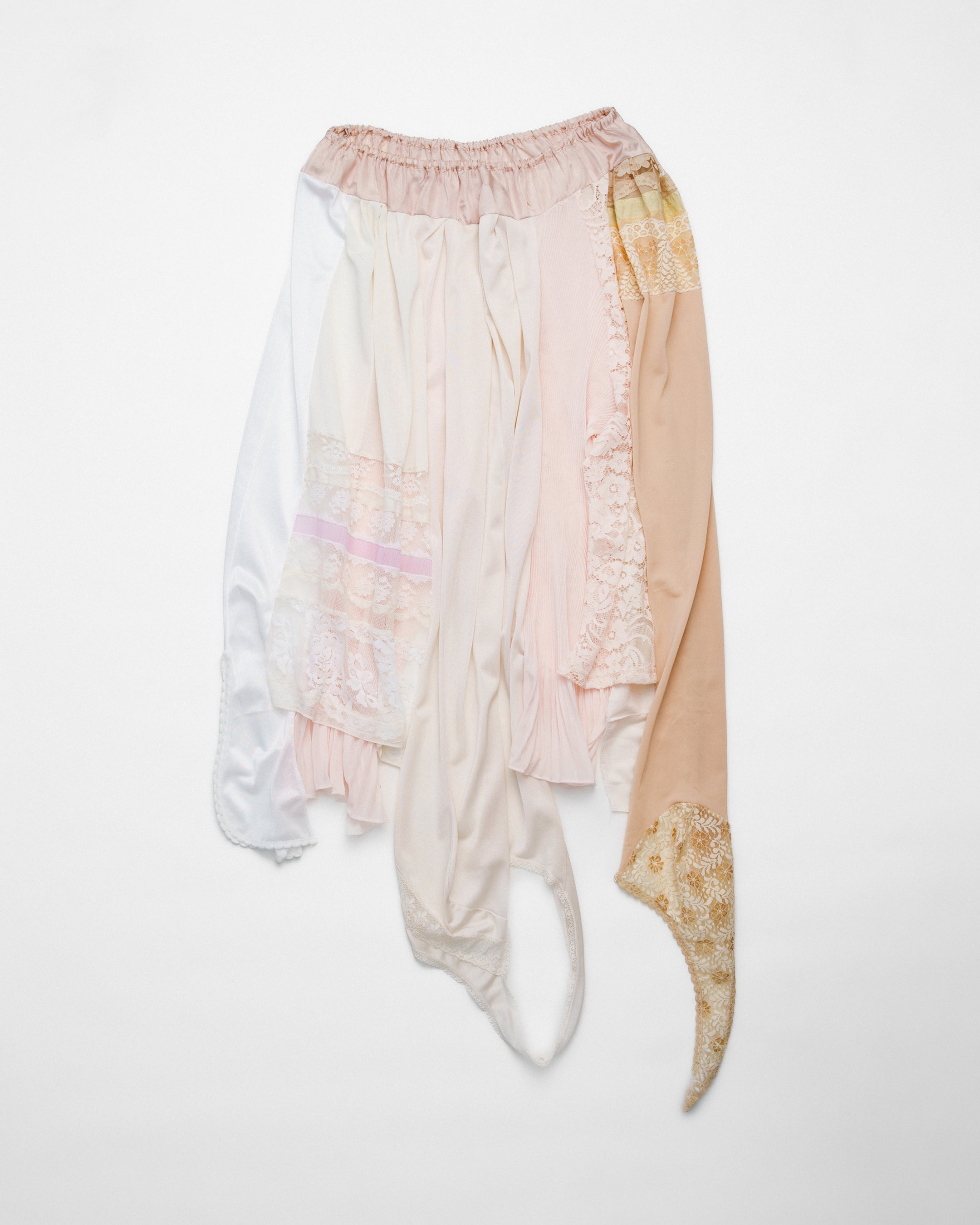 Deconstructed Lace Skirt