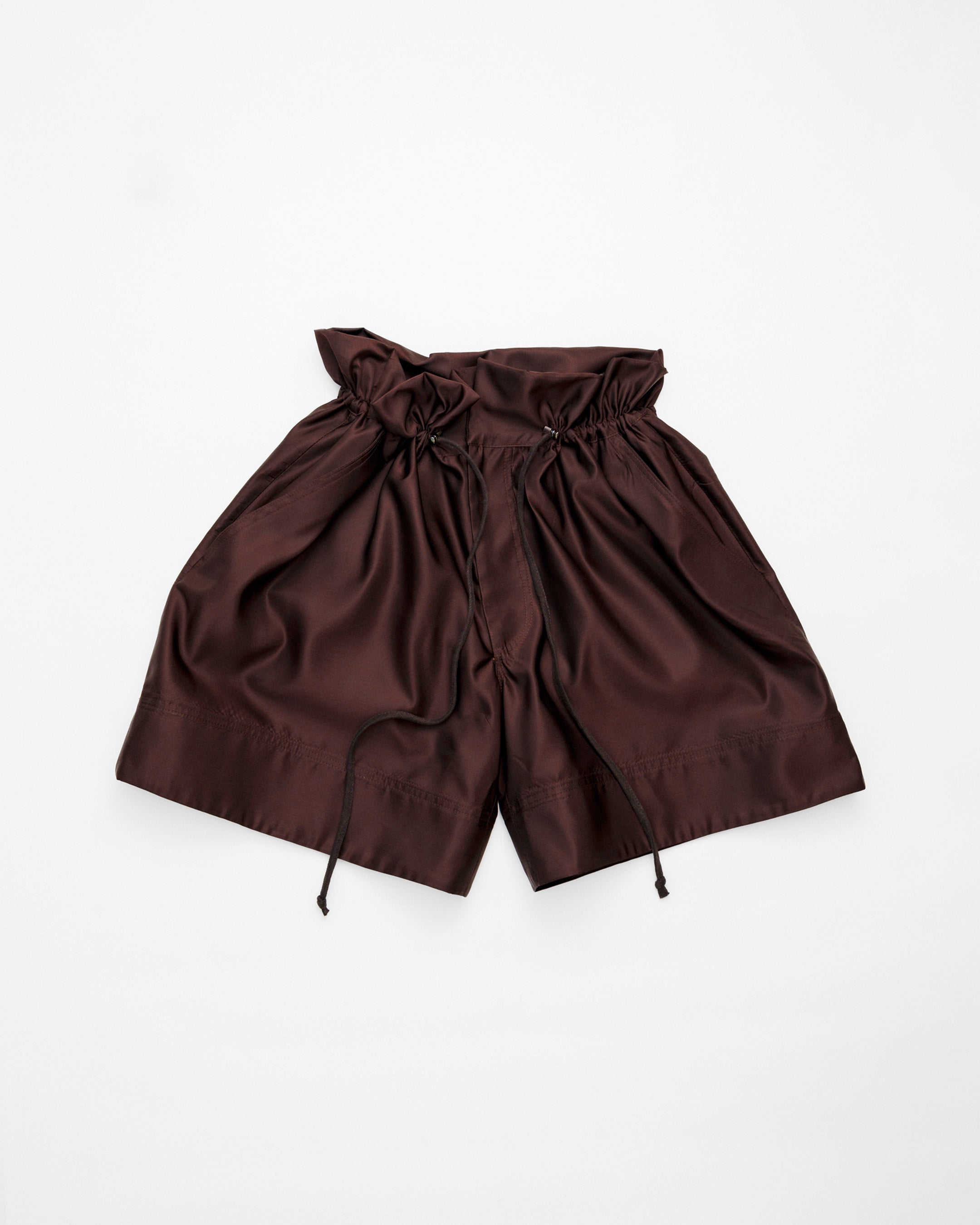 Silk Paperbag Shorts