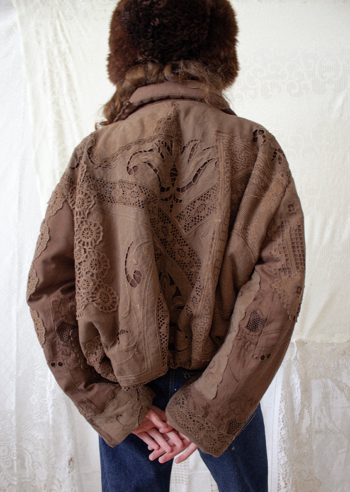 Patchwork Bomber Jacket