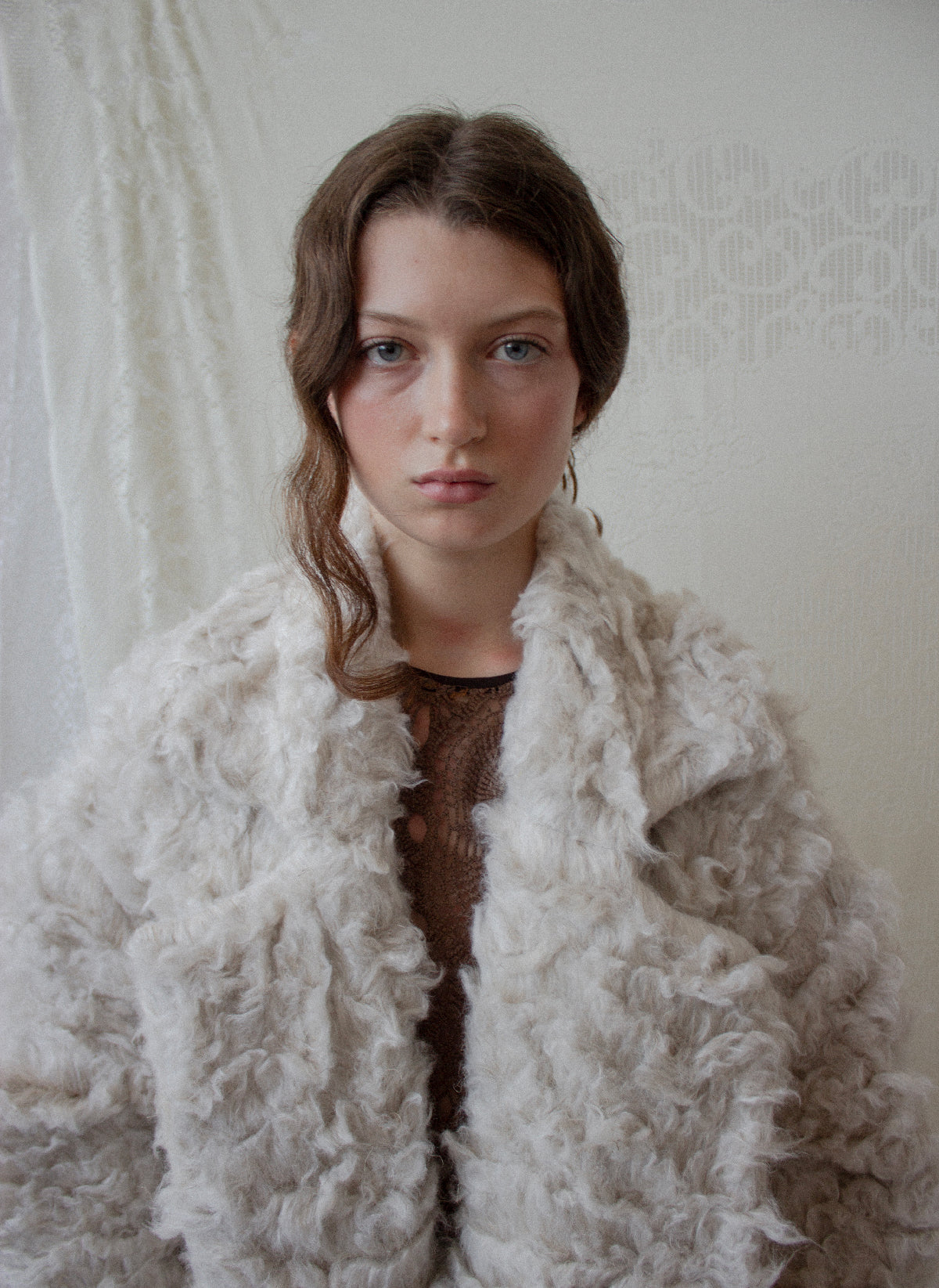 Hemp Faux Fur Coat