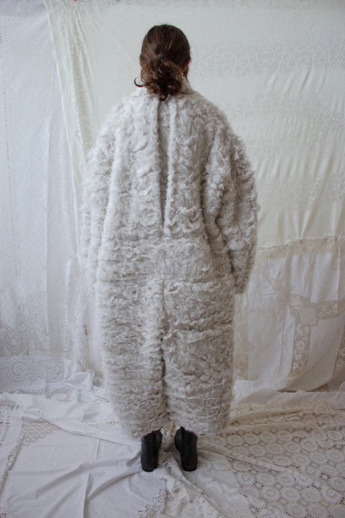 Hemp Faux Fur Coat
