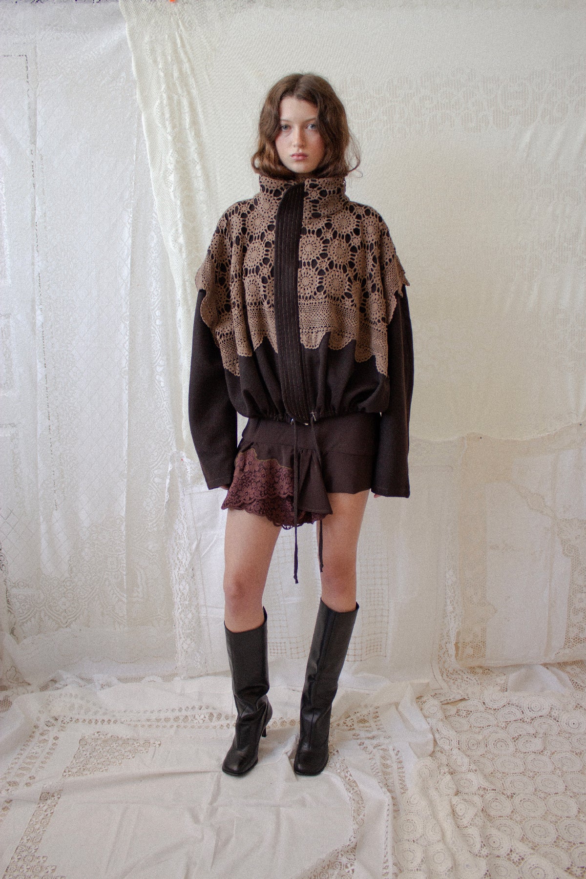 Wool Cagoule Jacket