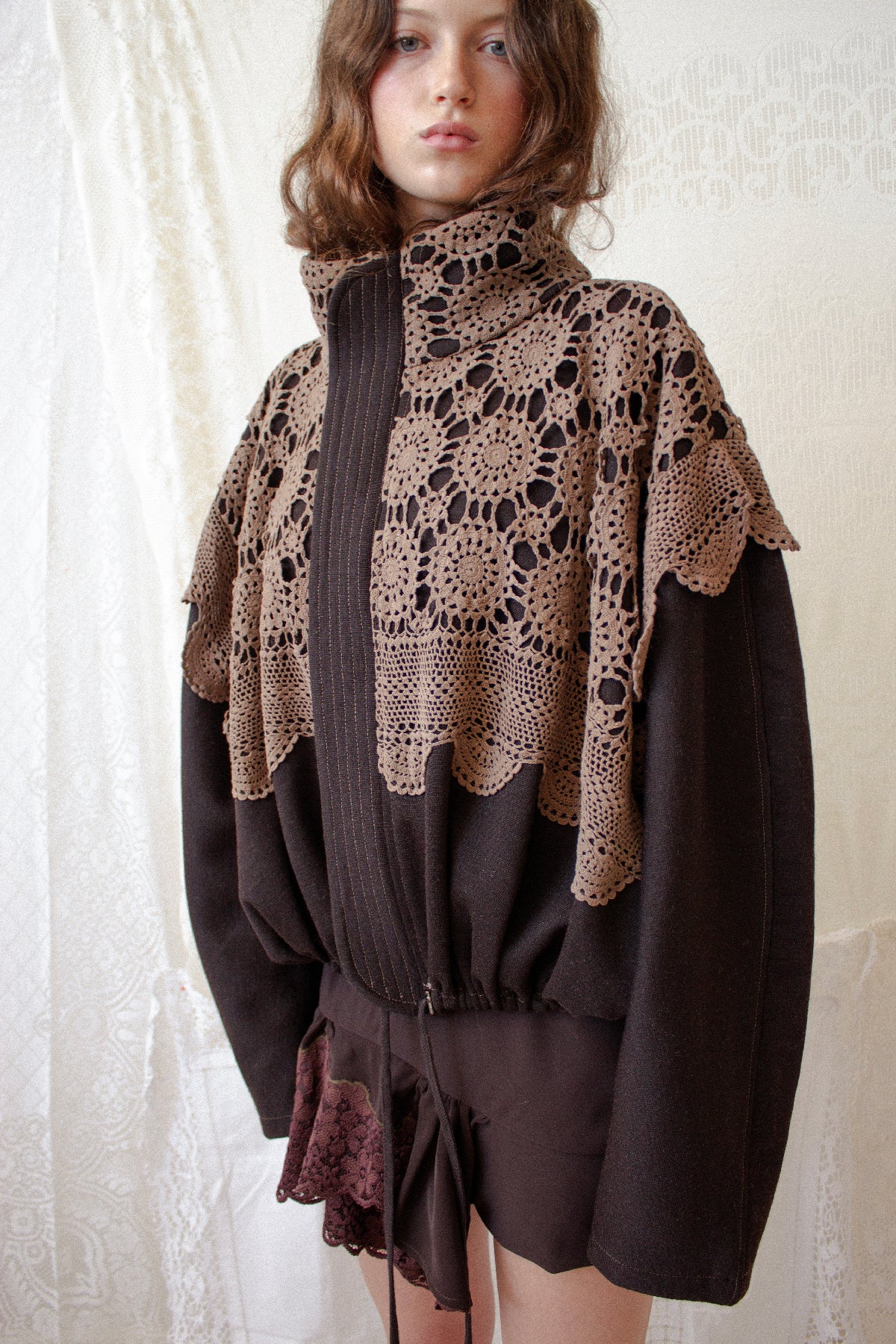 Wool Cagoule Jacket