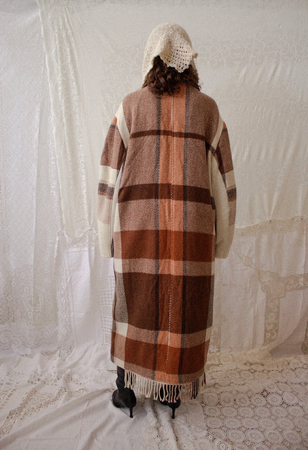 Plaid Blanket Coat