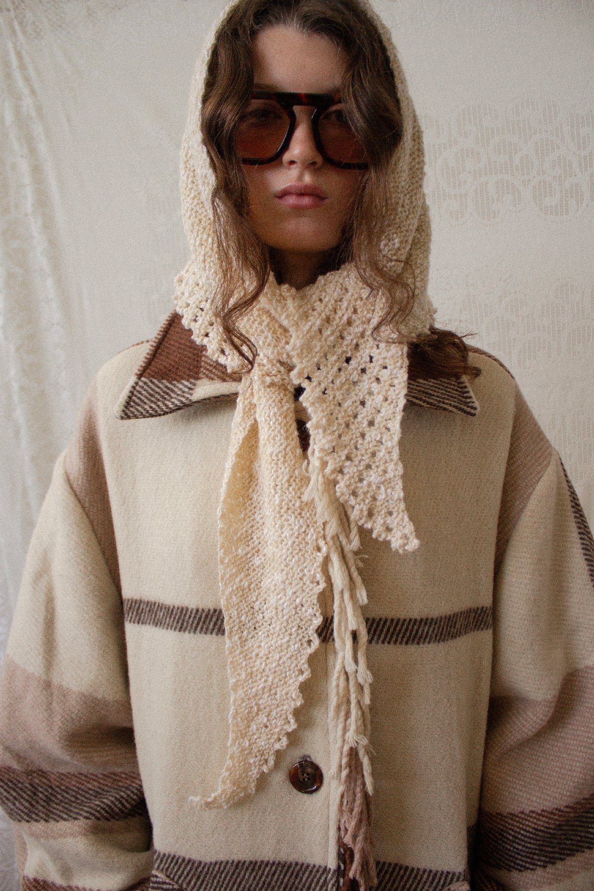 Plaid Blanket Coat