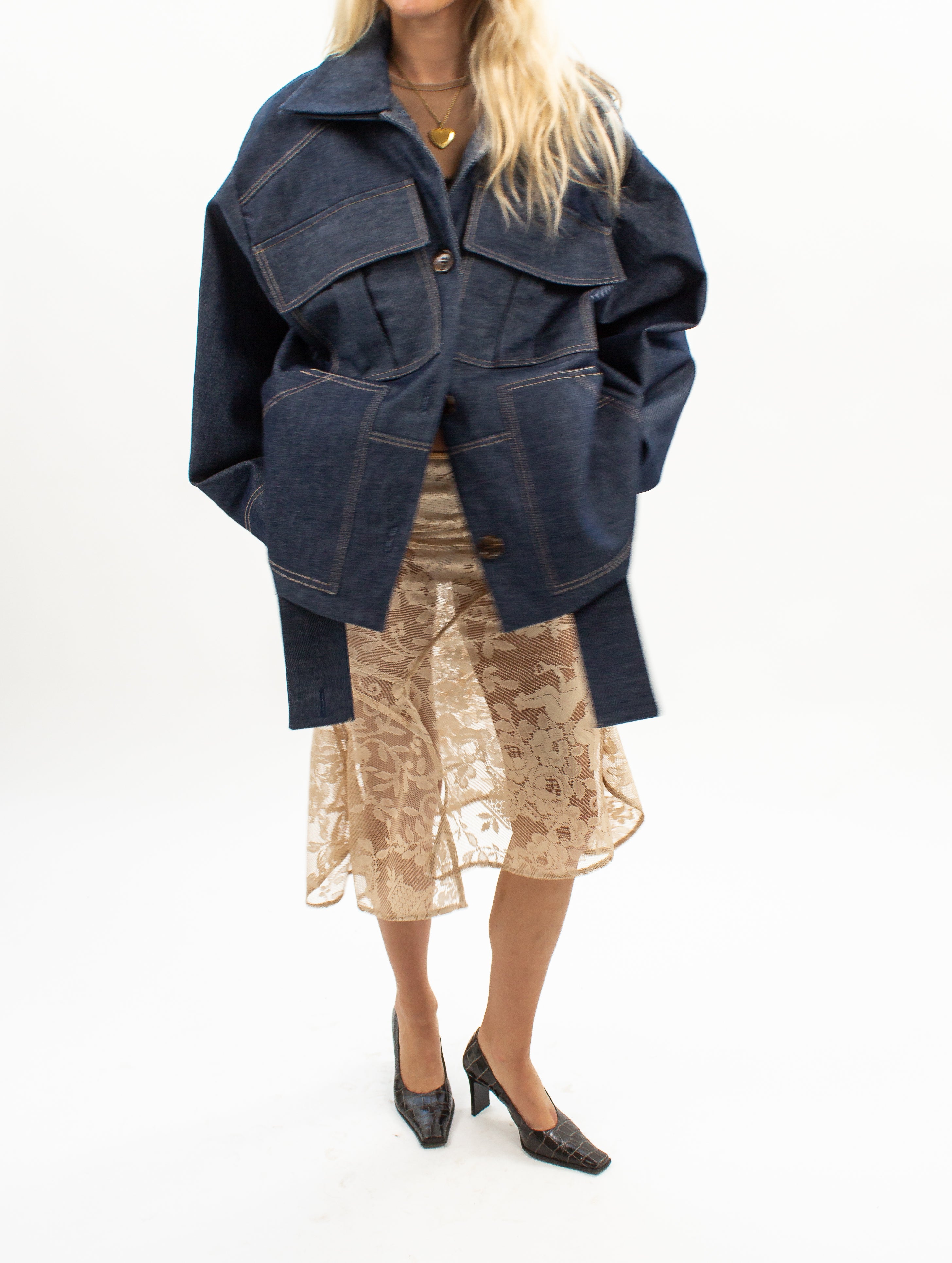 Deconstructed Denim Jacket