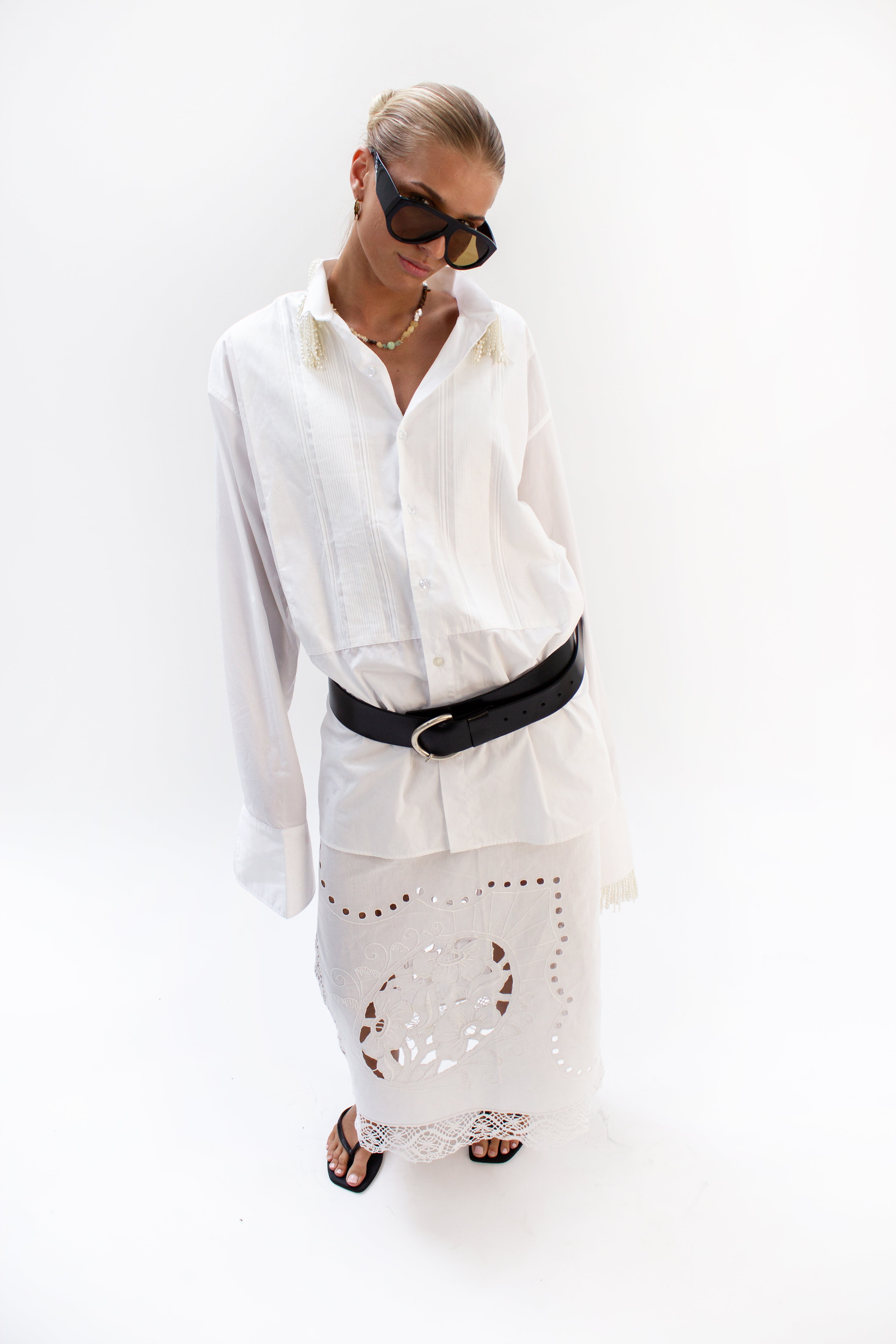 Pearl shirt white