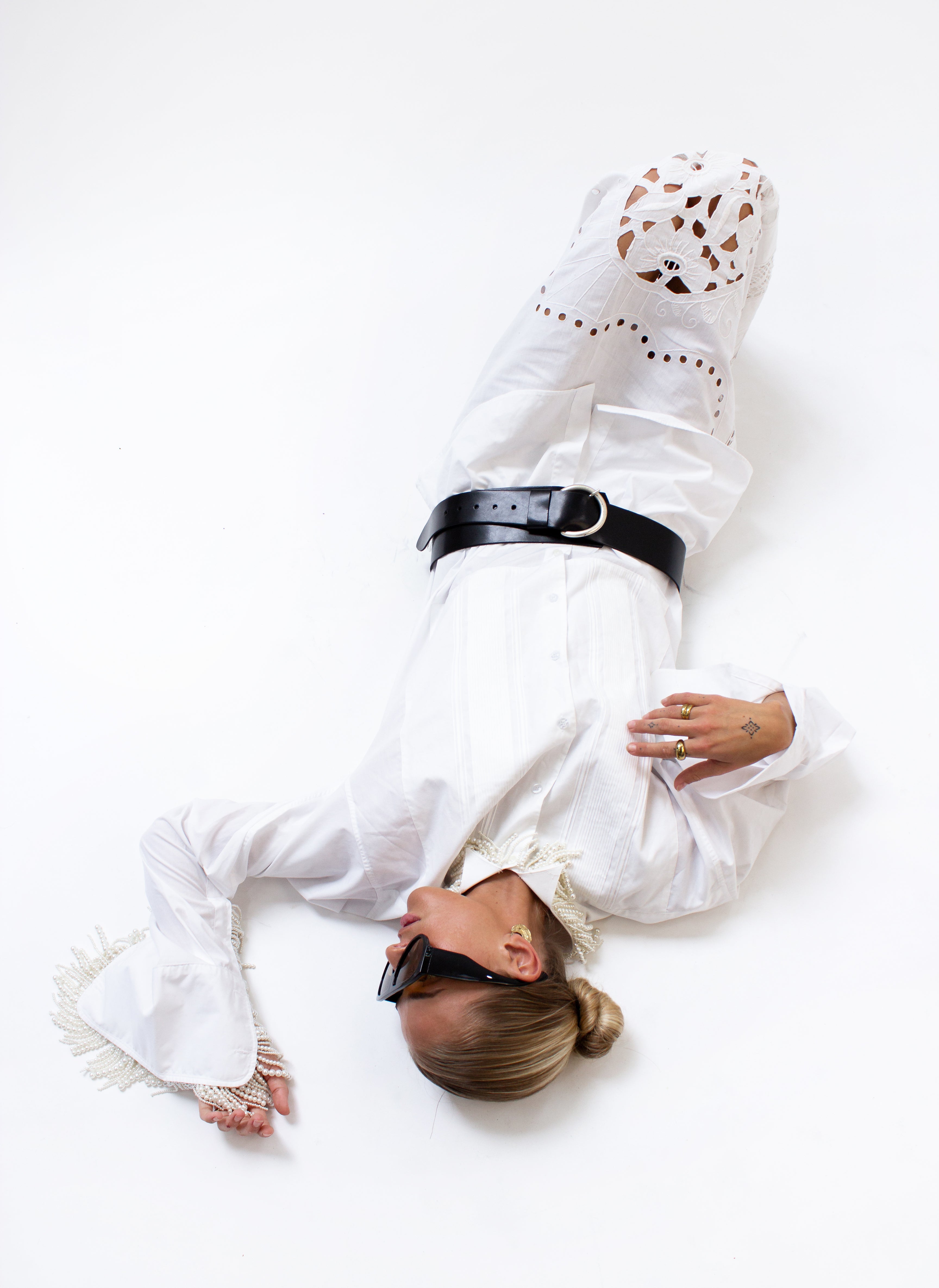 Embroidery Skirt White