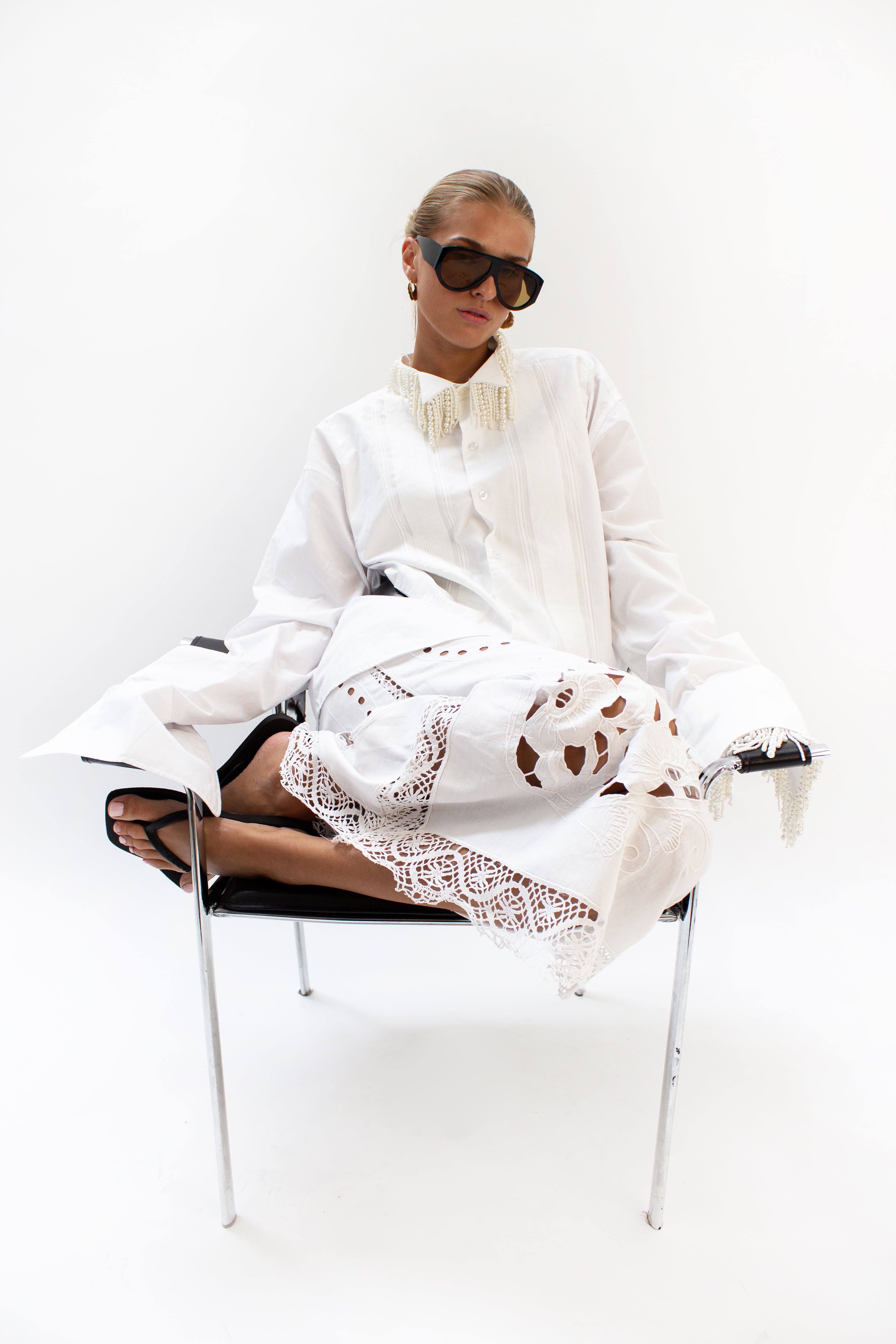 Pearl shirt white